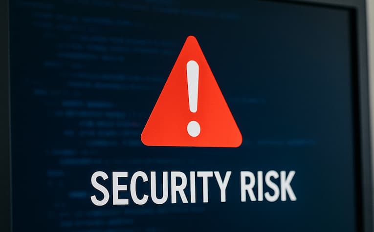 Advertencia de riesgo de seguridad al omitir TPM en Windows 11